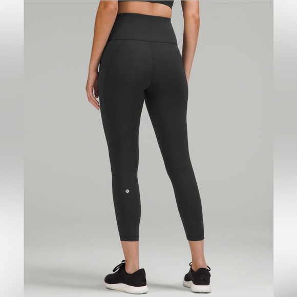 NWT (2) lululemon Wunder Train Pockets Black - TWO pairs - Picture 3 of 9